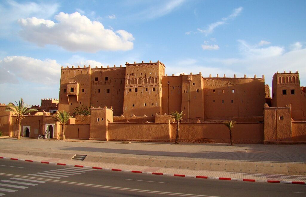 Scenic view of Kasbah d’Ouarzazate in Morocco