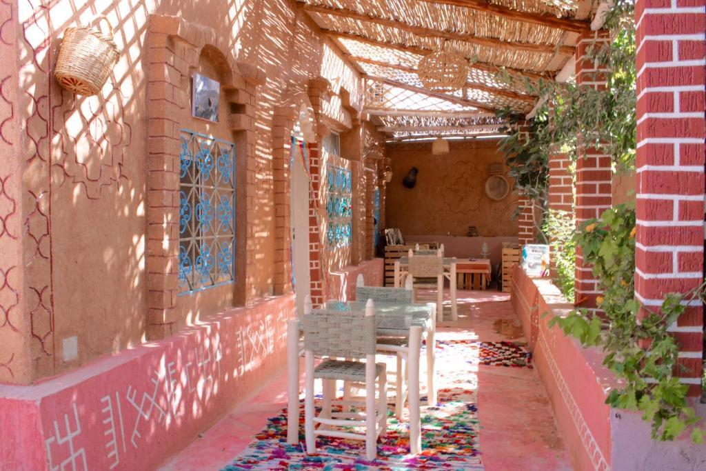 Luxurious eco-lodge nestled in the scenic Dades Valley with sustainable design and natural surroundings